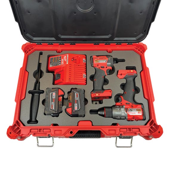 FOAM INSERT to Store M18 Fuel Hammer Drill Impact Kit in a Milwaukee Packout Medium Tool Box 48 22 8424 Tools case NOT Included Etsy
