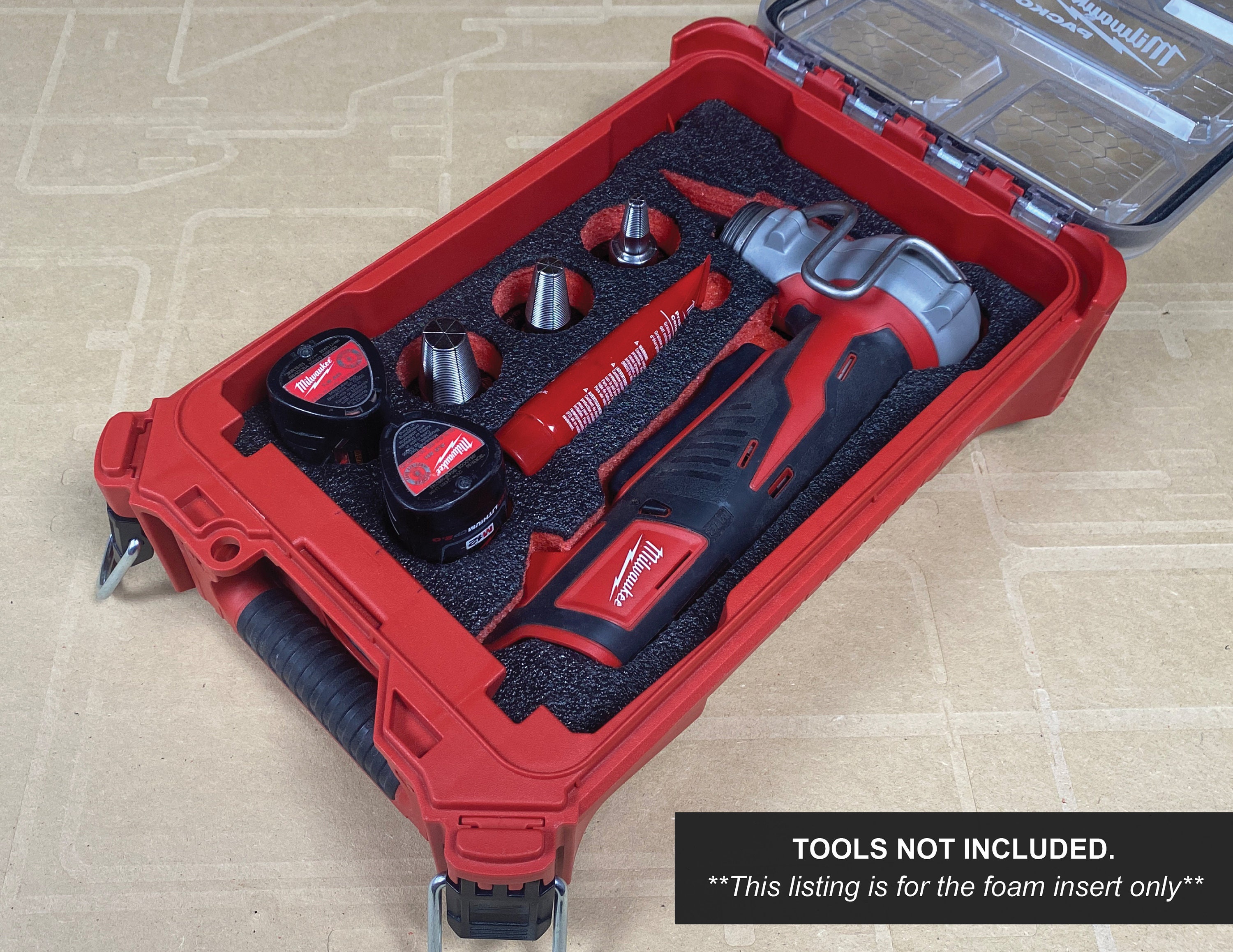 Propex Tools FOAM INSERT to Store M12 Propex Expansion Tool Kit in a Milwaukee ...