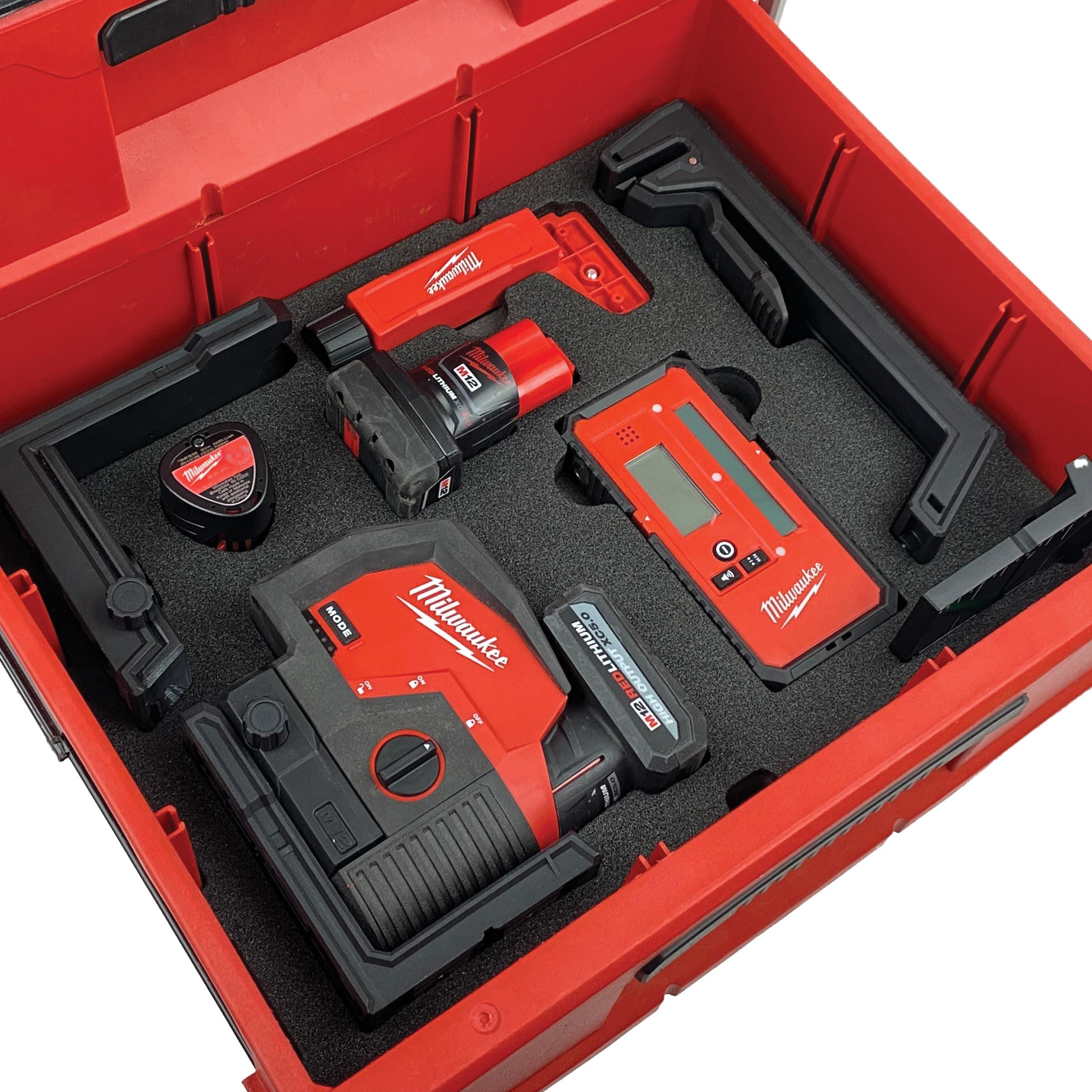 FOAM INSERT to Store M12 Laser 3622-20 in a Milwaukee Packout 2