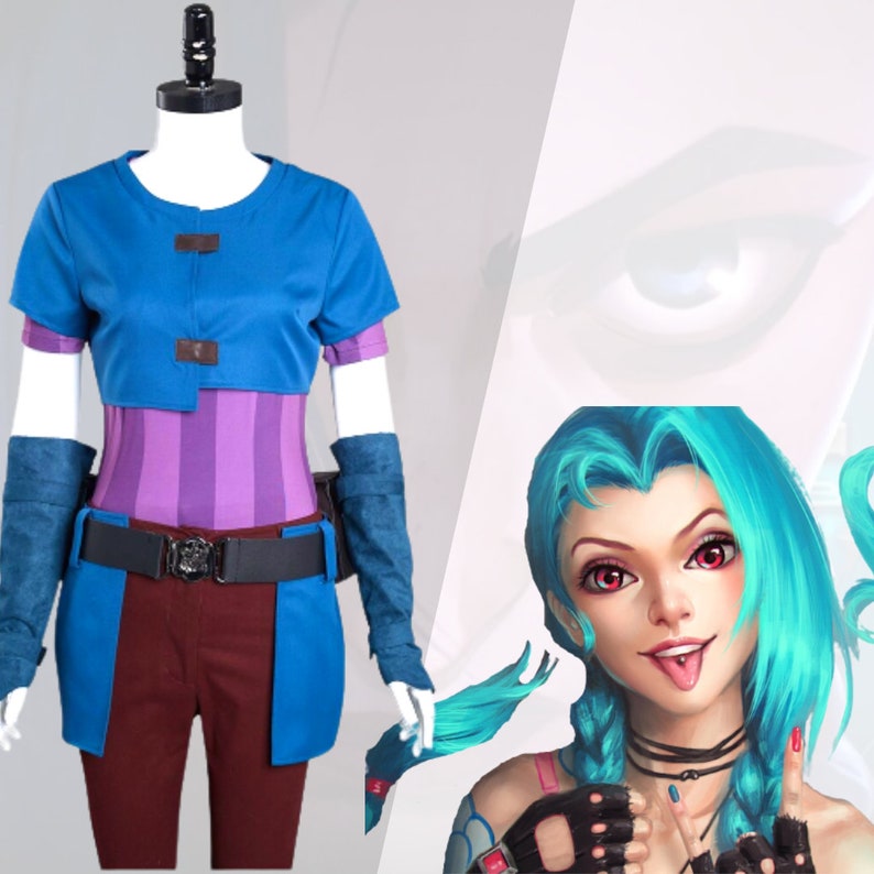 POWDER JINX Arcane Lol Cosplay Costume Etsy India