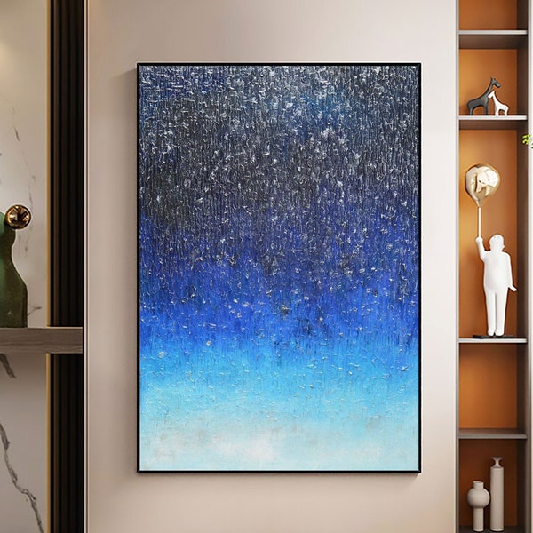 Blue Sky Painting Etsy
