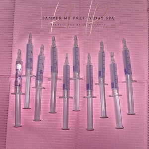 10 or 20 Pieces 3ml 44% Carbamide Peroxide Tooth Whitening Gel, Tooth Bleaching, Teeth Whitening Gel Syringe