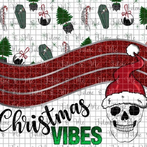 Christmas Vibes Tumbler Wrap 9.3” x 8.2” - Digital Art File