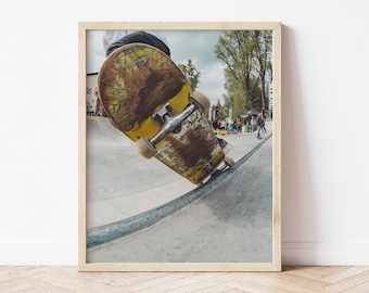 Arte dello skateboard, arte della parete dello skateboard - Dimensioni multiple - Poster - Skateboard, Skate Park, Sport, Stampa, Colore