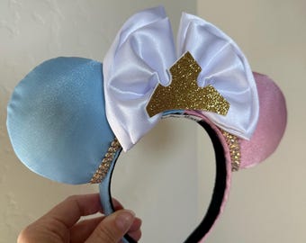 Sleeping Beauty Minnie Mouse Ears, Make It Pink Make it Blue Princess Headband, Aurora Minnie Mouse Disney Accessories