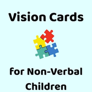 Printable Sensory Visual Cue Cards for Autism | Communication Support for Nonverbal Children