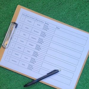Simple Baseball/Softball Tryout Evaluation Form