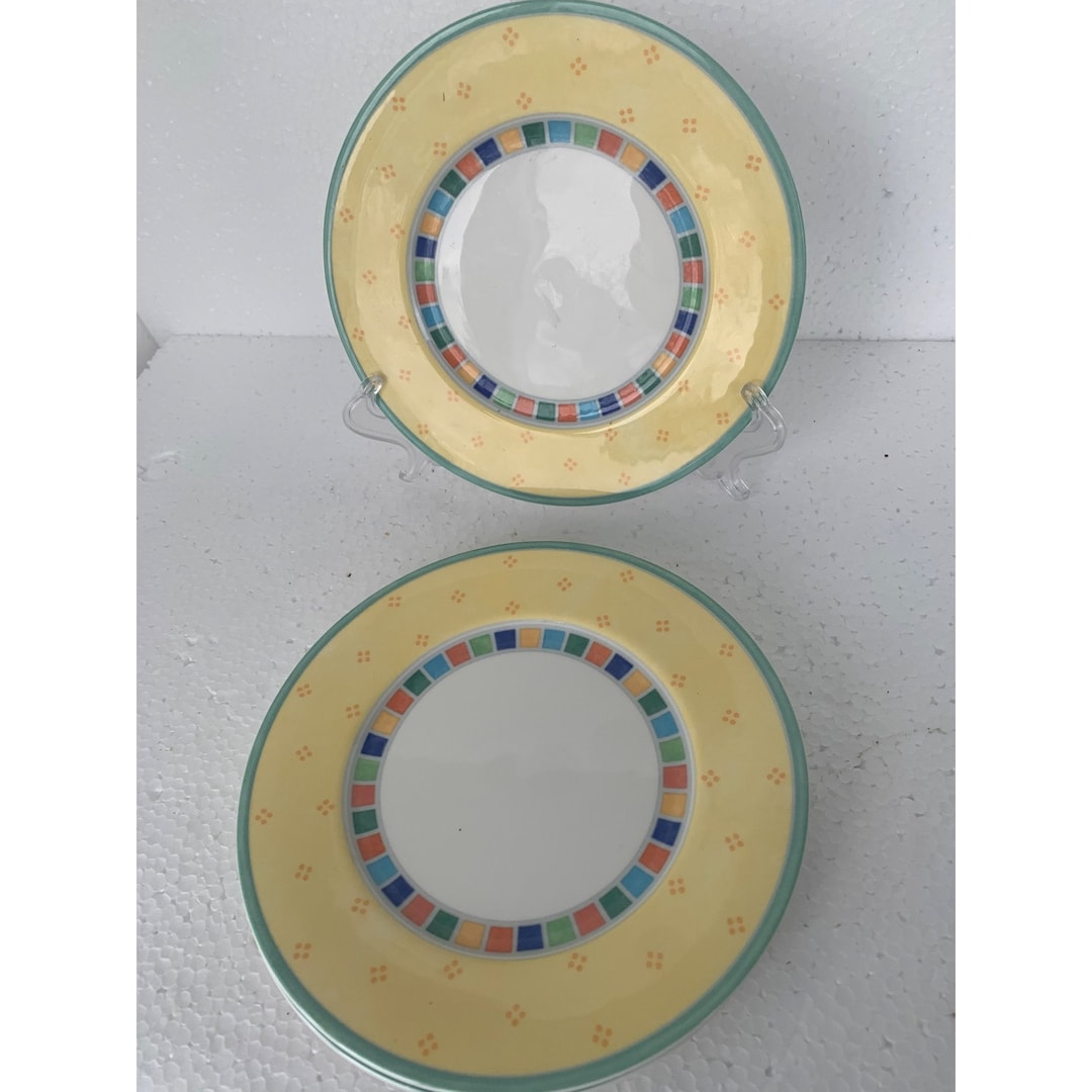 Villeroy And Boch Yellow Plates