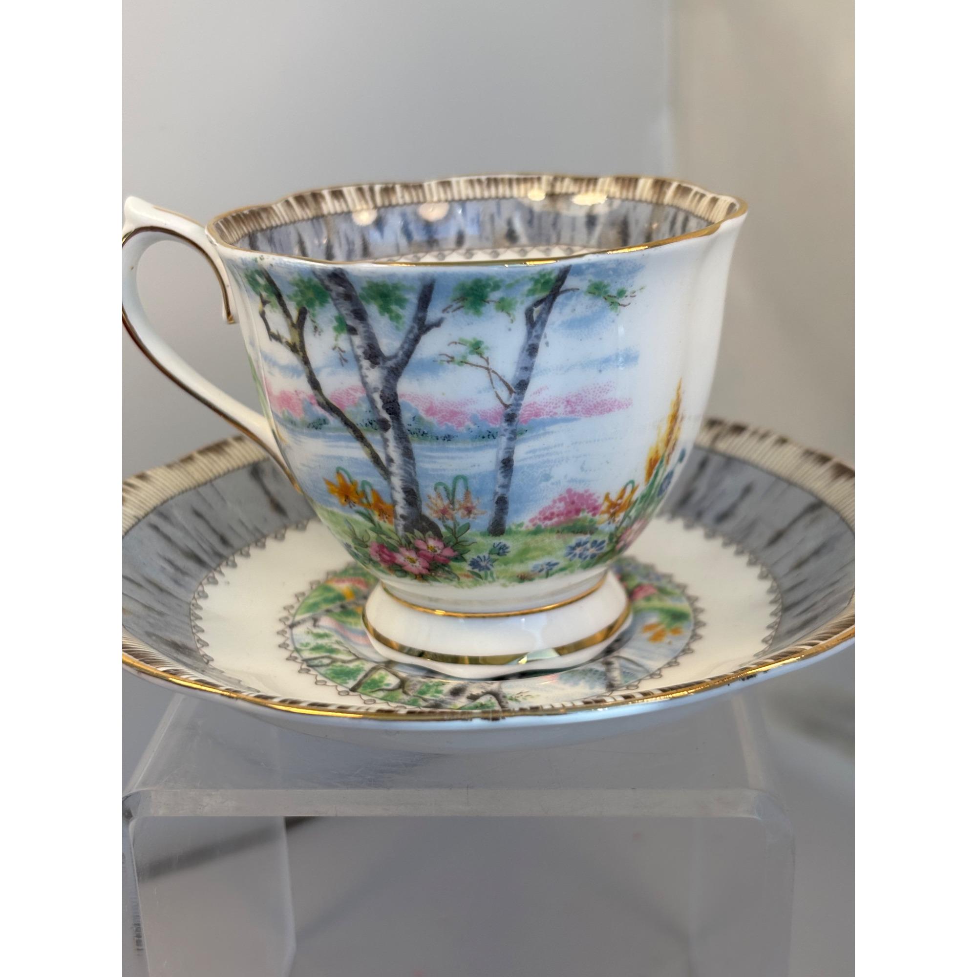Royal Albert Silver Birch - Etsy