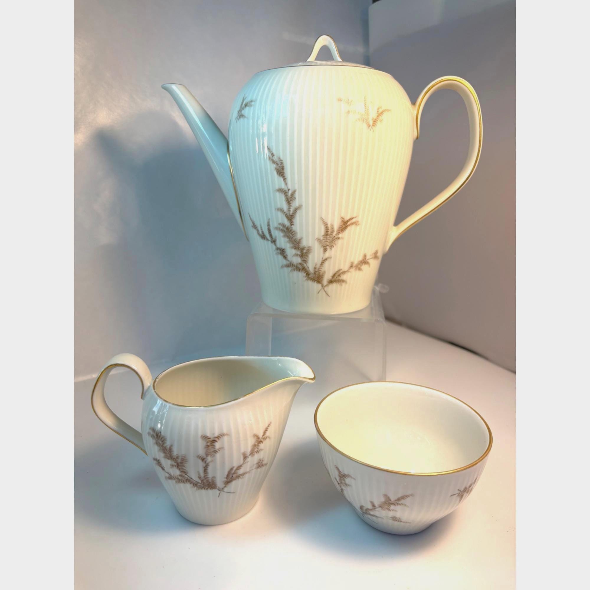 シュガーマン ローゼンタール ティーセット ポット シュガー（蓋なし） クリーマー