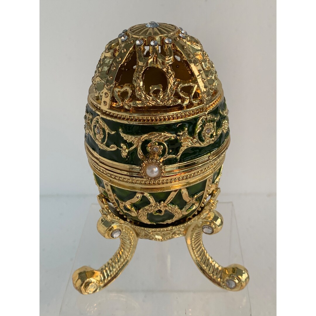 Collette Art Cie Collection Egg Music Box Heavy Enamel and Etsy