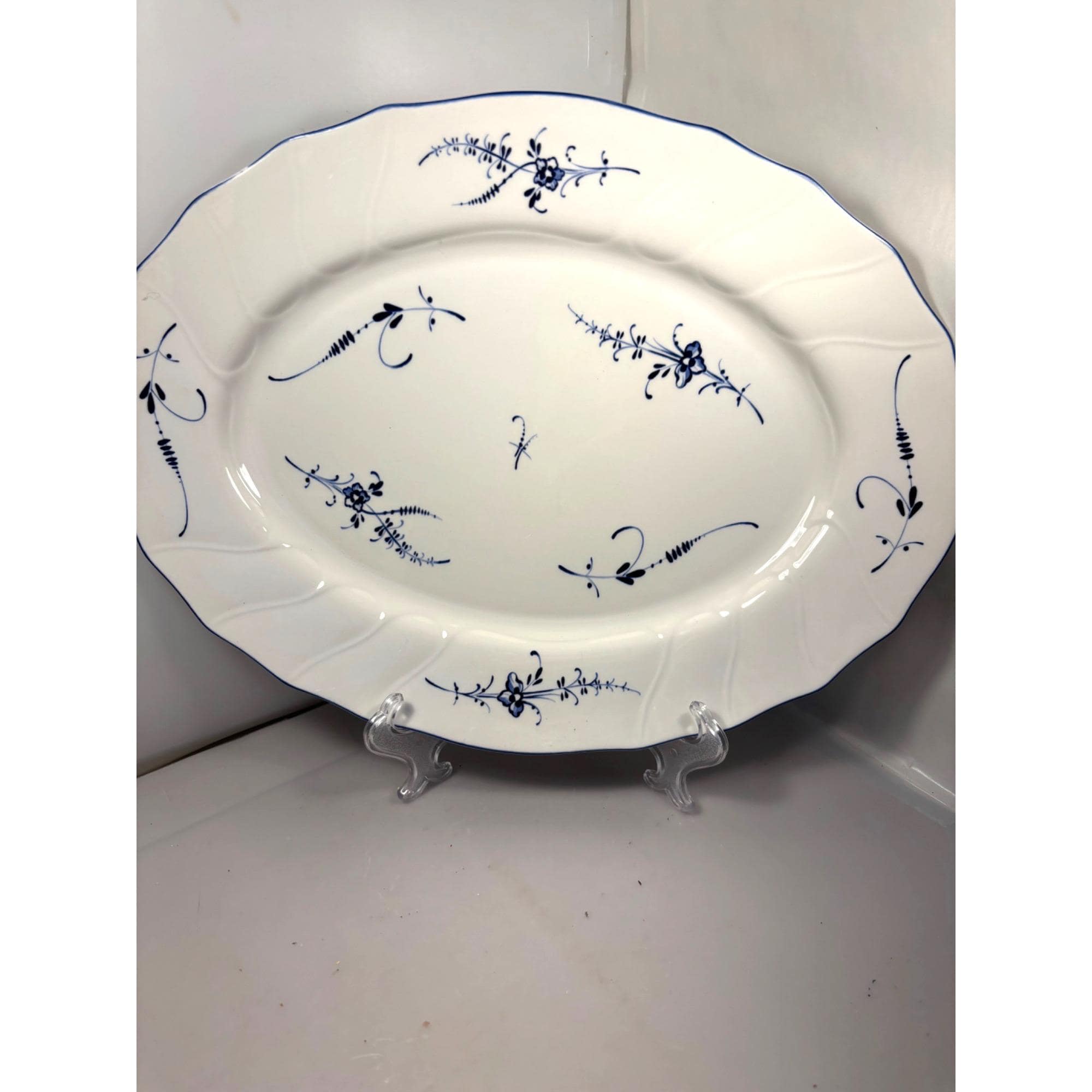 Vtg Villeroy & Boch 14 in Oval Serving Plater Vieux Luxembourg