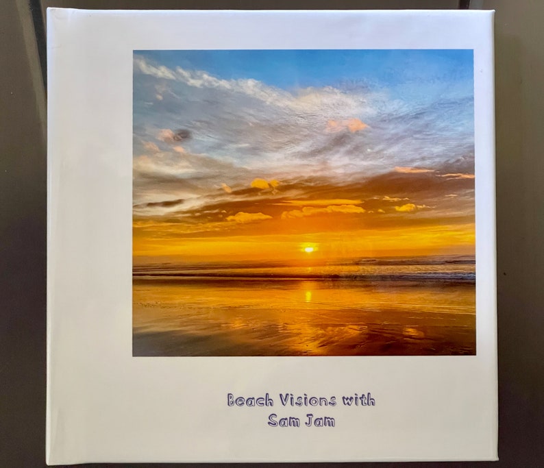 Beach Coffee Table Book Beach Sunsets Driftwood Ocean Etsy