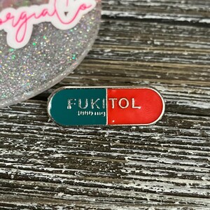 Funny Pill Pin