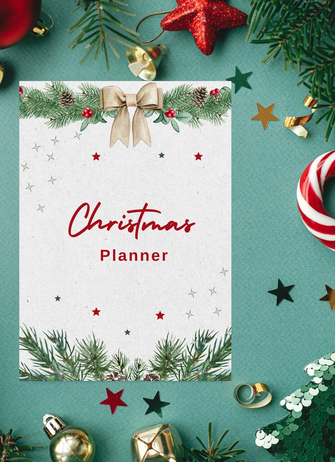 Christmas Planner Printable, Holiday Planner, Gift Budget Planner, Xmas ...