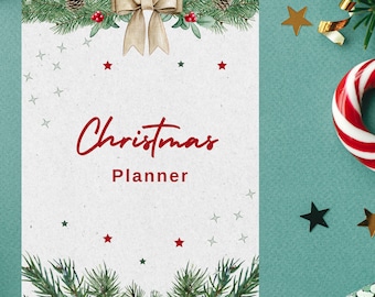 Christmas Planner Printable, Holiday Planner, Gift Budget Planner, Xmas Planner, Christmas Gift List, Christmas To Do List.