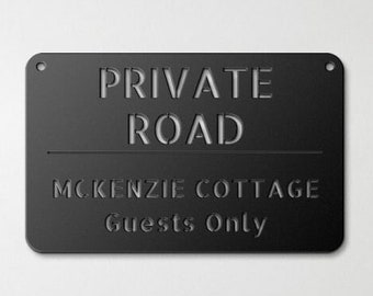 Custom Private Road Sign, Guests Only Road Sign, Custom Street Sign, Road Sign, Guests Only Road Sign, Custom Private Drive Sign, Metal Sign