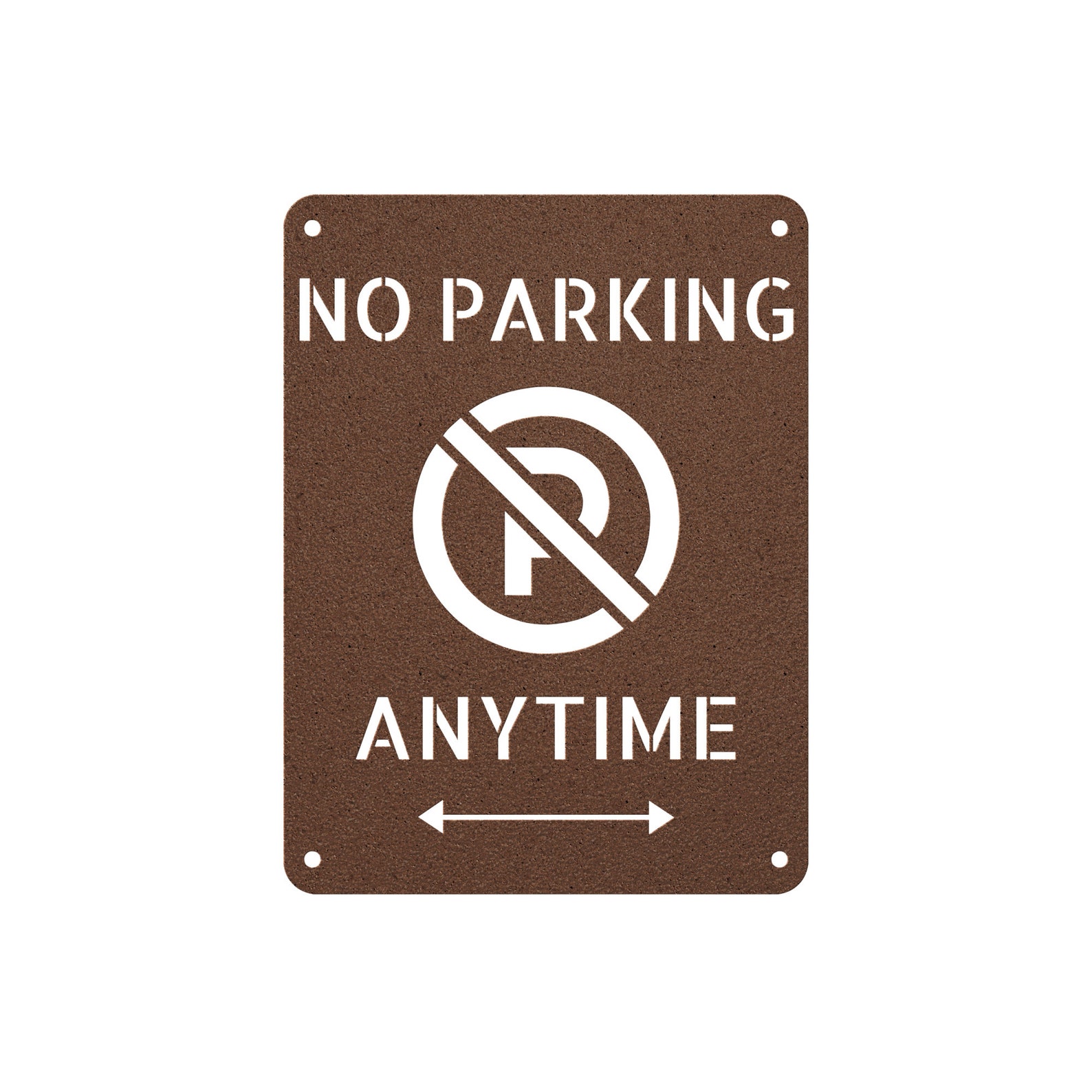 Custom No Parking Anytime Sign, Metal Parking Sign, No Parking Sign ...