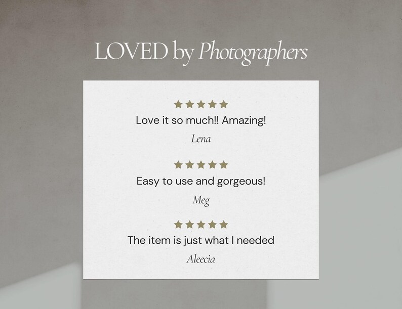 Photography Website Template for Canva, 1 Page Modern Website Template for Wedding Photographers, Boho Style image 5