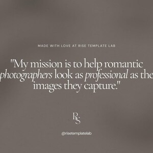 Photography Website Template for Canva, 1 Page Modern Website Template for Wedding Photographers, Boho Style image 15