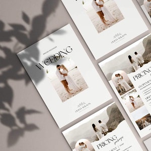 Photography Pricing Guide Template | Wedding Package | Price Guide | Price List for Wedding Photography | Wedding Pricing Sheet | Canva