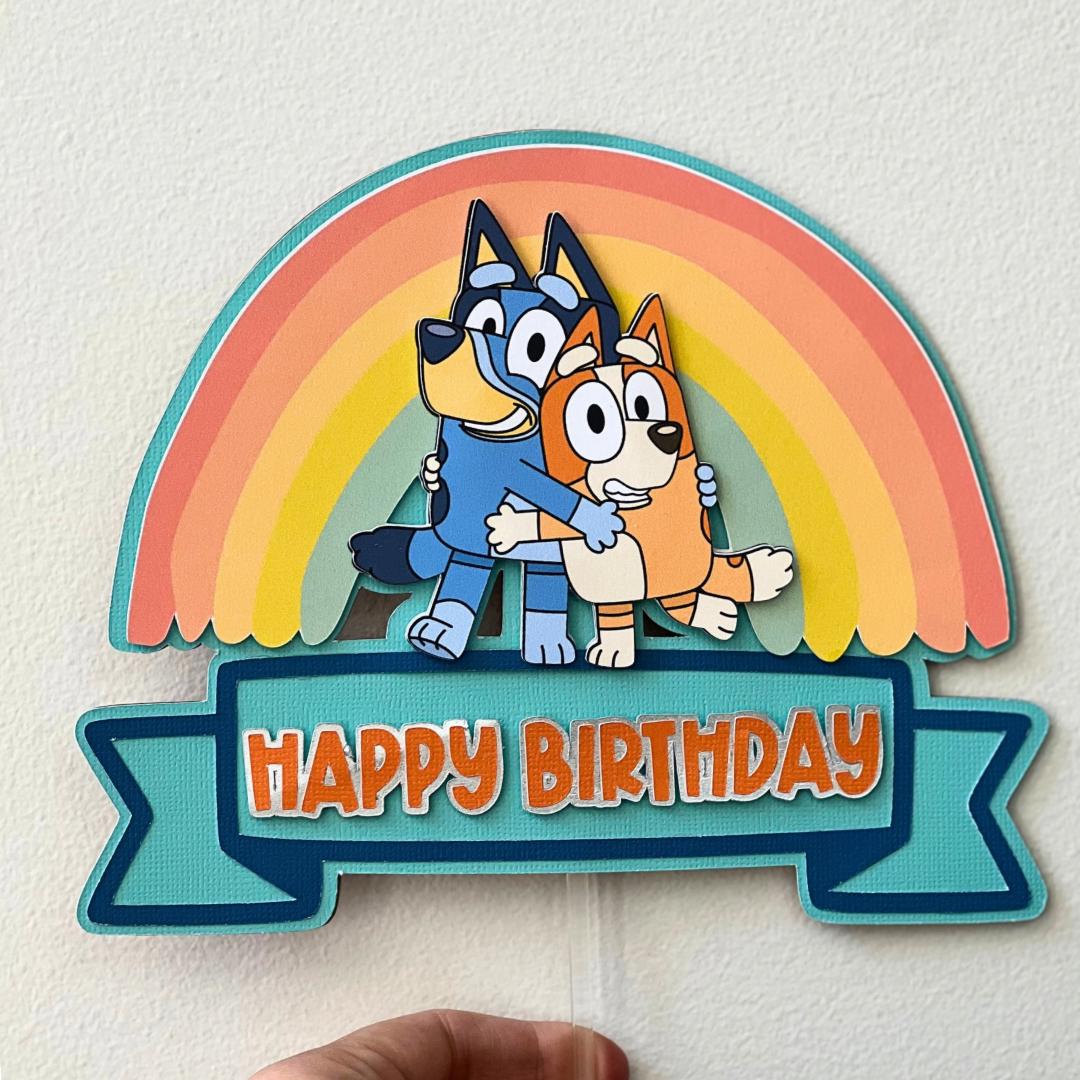 Bluey Cake Topper