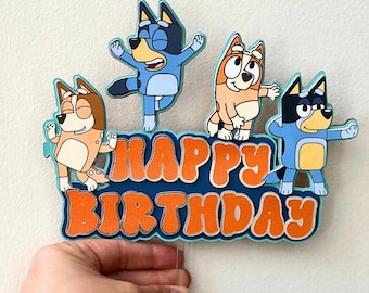 Bluey Cake Topper