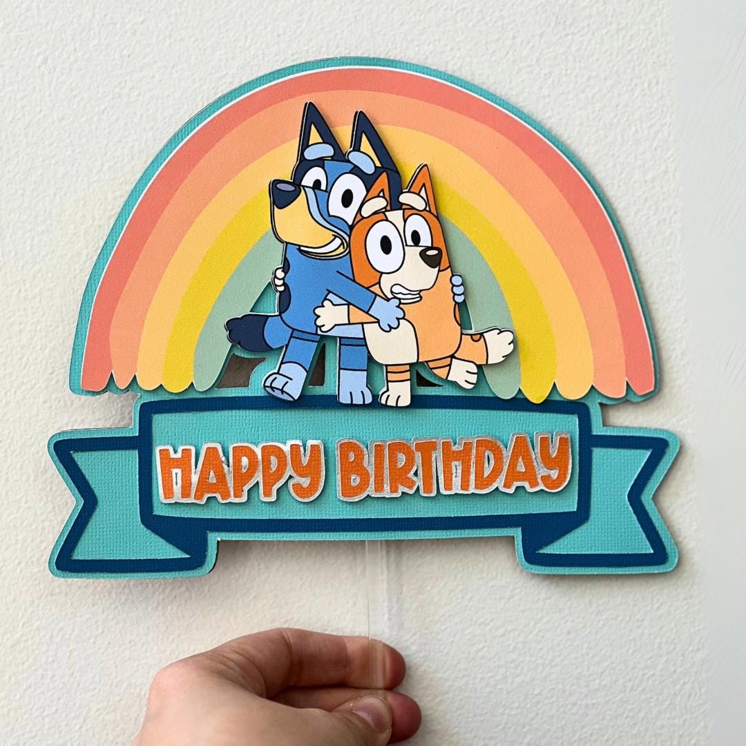 Bluey Cake Topper
