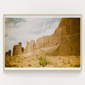 arches park avenue - 35mm film photography - digital download print - printable wall art - vintage utah arches national park photo