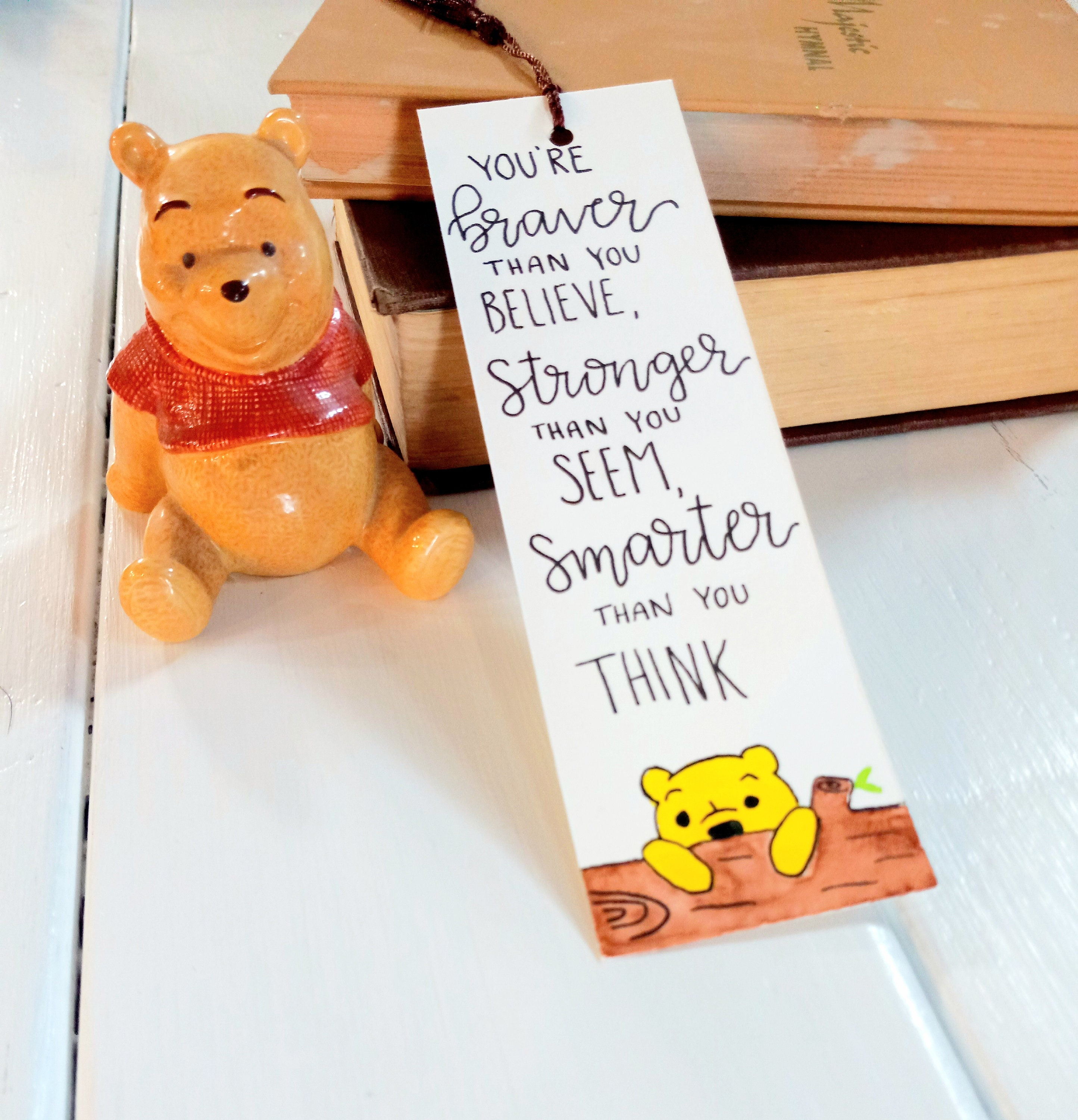 Winnie the Pooh Bookmarks-set of 3-handmade Watercolor Bookmarks-book ...