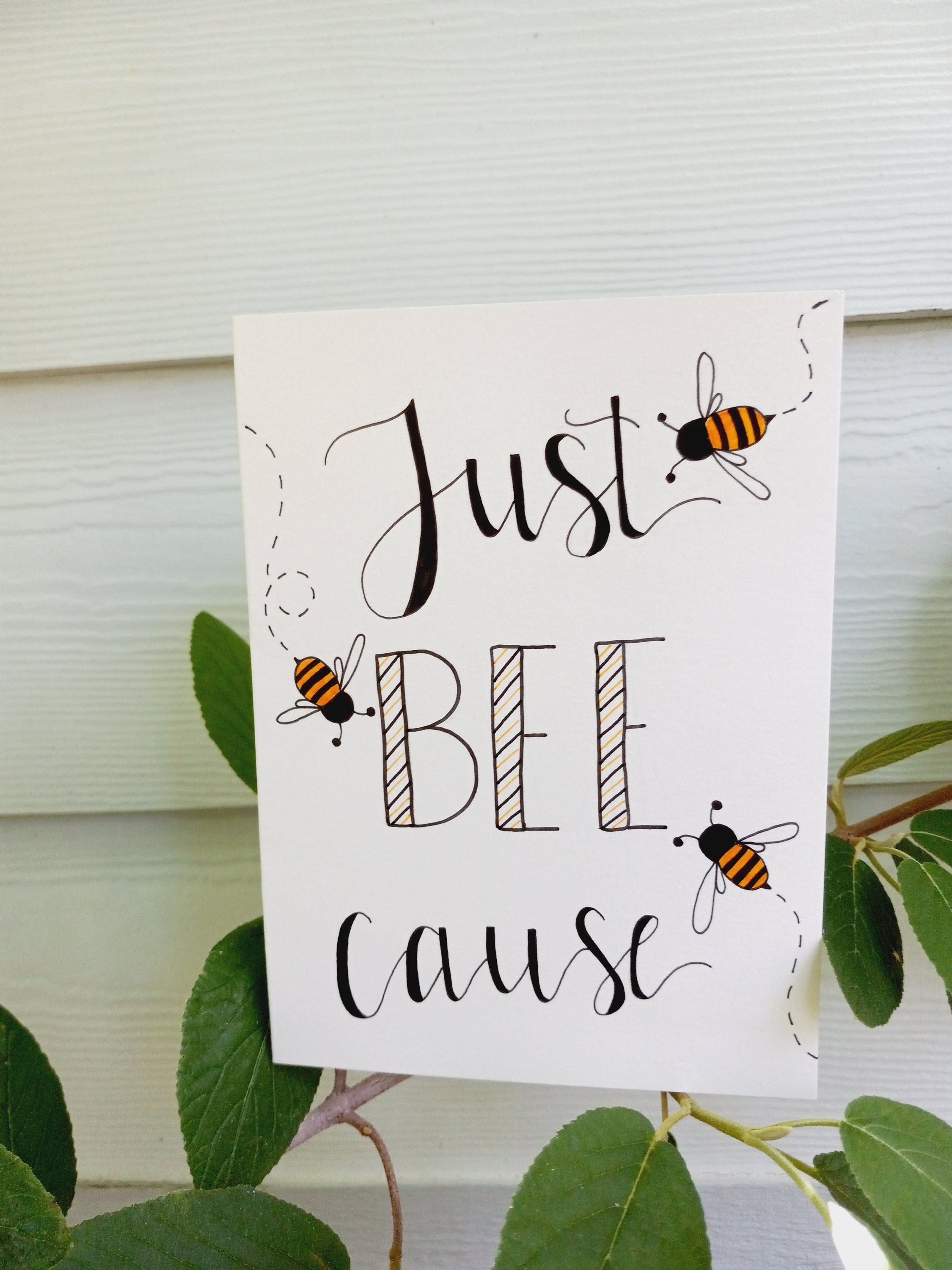 Handmade Bumble Bee Variety Note Cards - Set of 5 - Bee Lovers Pack ...