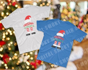 Christmas Crew Santa - Instant Digital Download - svg, png, eps, dxf, pdf and jpeg files included! Santa Sublimation, Santa T-Shirt Design