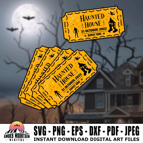 Haunted House Invite Etsy