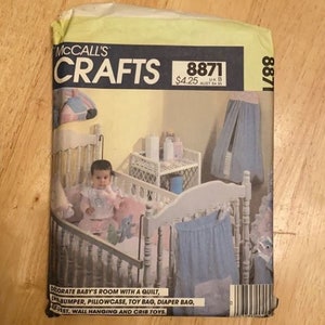 McCall’s Crafts 8871 Nursery Patterns