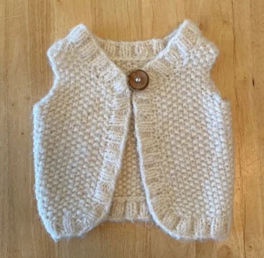 maquimalo マキマロ☆ Hand knit Uncle Vest Knit Baby Vest - Etsy