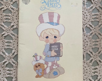Precious Moments Uncle Sam Kreuzstichmuster Buch PM-15 (1987)