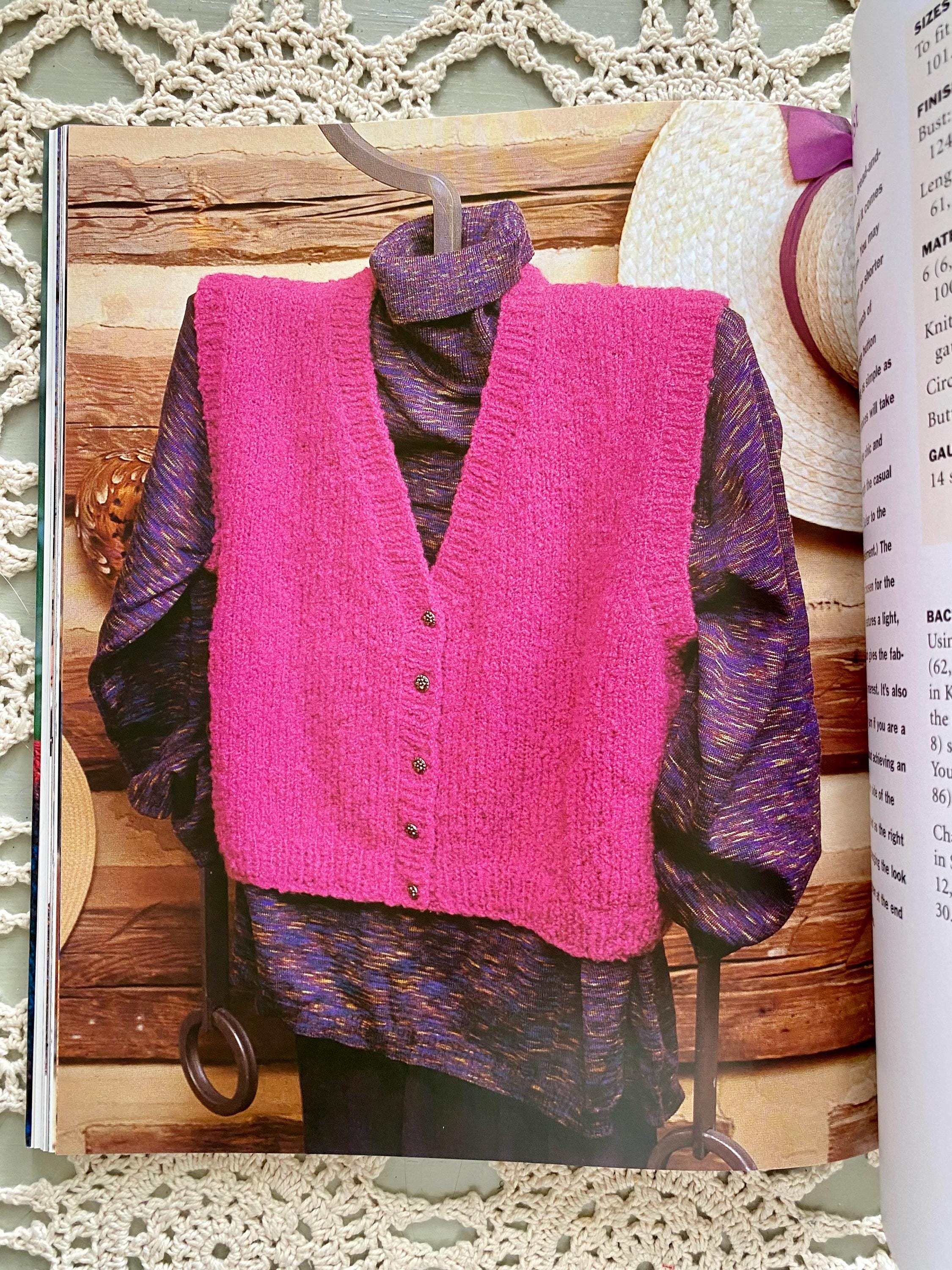 Knitting Pattern Book: 25 Stylish Sweaters for Beginners - Etsy