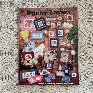 For Bunny Lovers (1988) Cross Stitch Book
