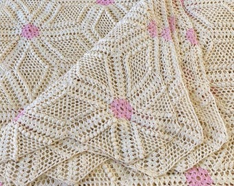 Vintage Crochet Bedspread