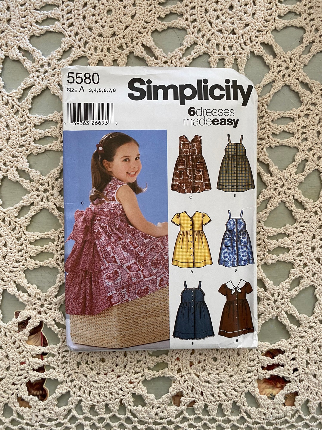 Simplicity Pattern 5303 Simplicity Pattern #5580 (2003) - Etsy