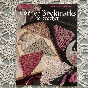Ulotka o sztuce rekreacyjnej nr 2749 – Zakładki narożne do robienia na szydełku (1995)