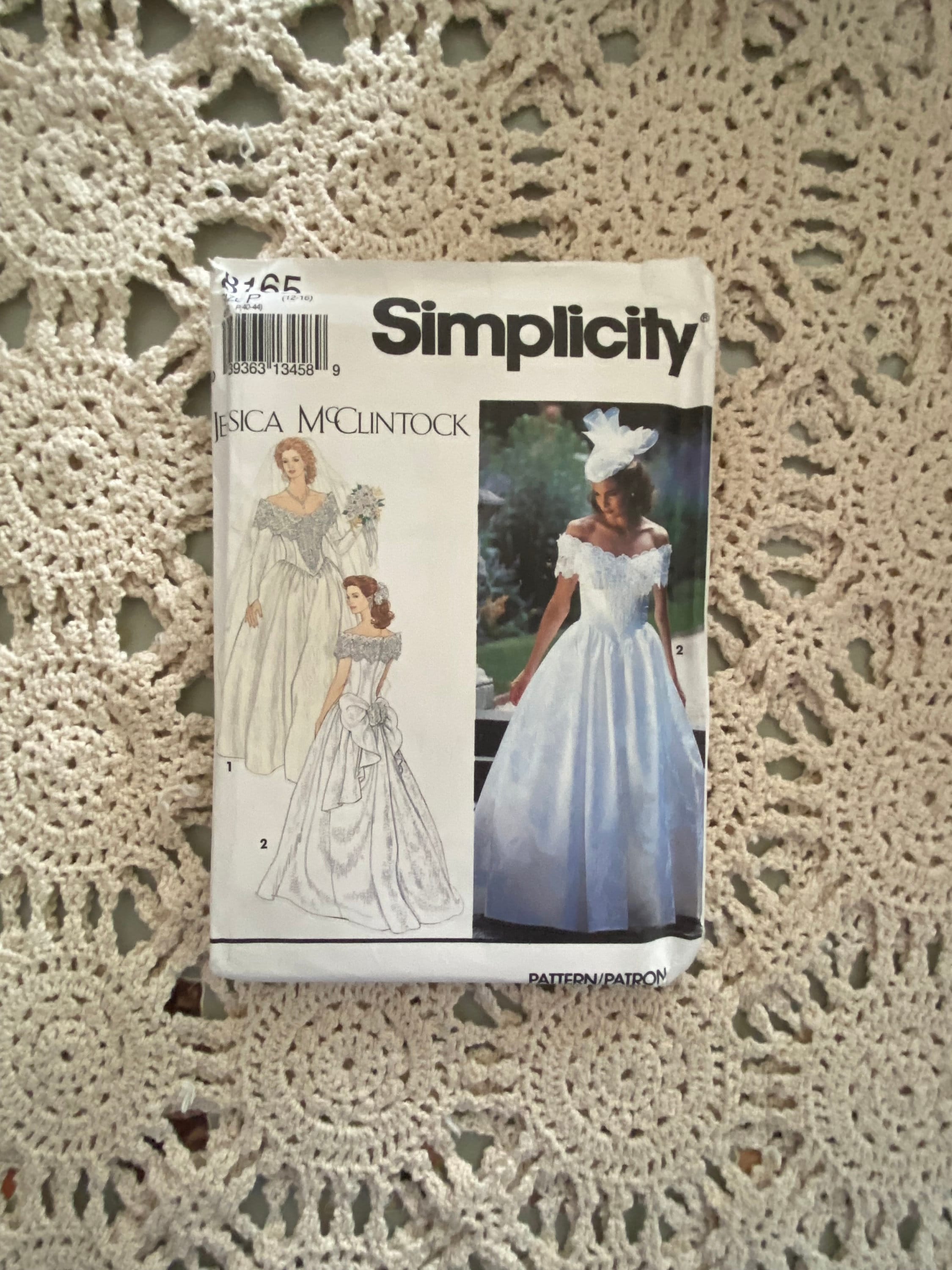 Simplicity Pattern #8165 (1992) Jessica Mcclintock Misses'/misses