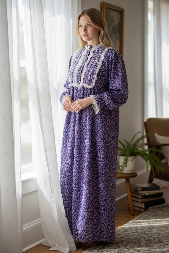 pajama dress cotton Organic Cotton Gauze Sleep Dress