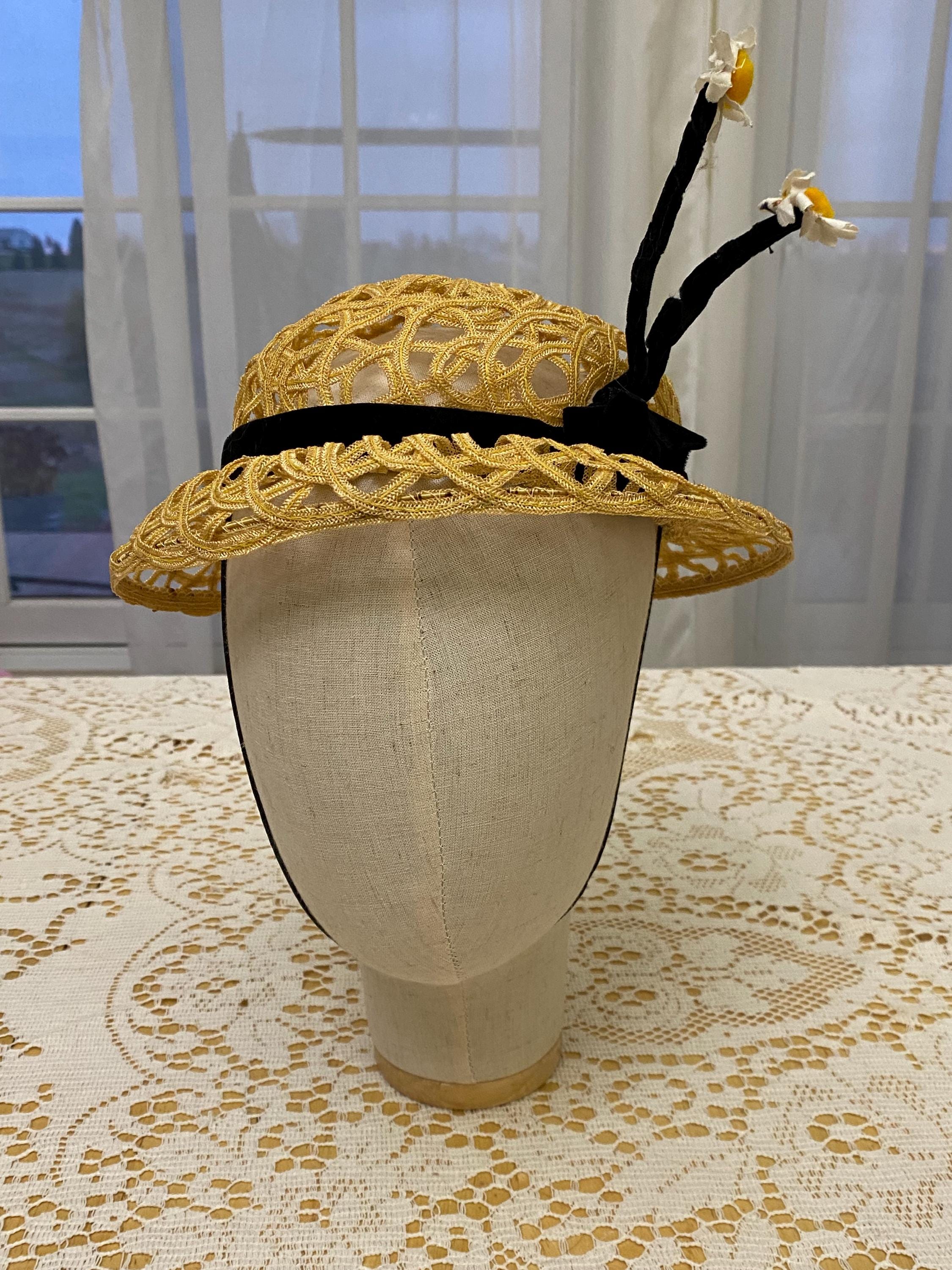 1950s Ribbon Sun Hat - Etsy display picture 3