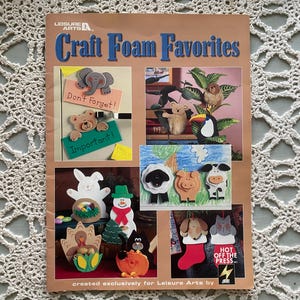 Ulotka poświęcona sztuce rekreacyjnej 1824 Craft Foam Favorites (1998)