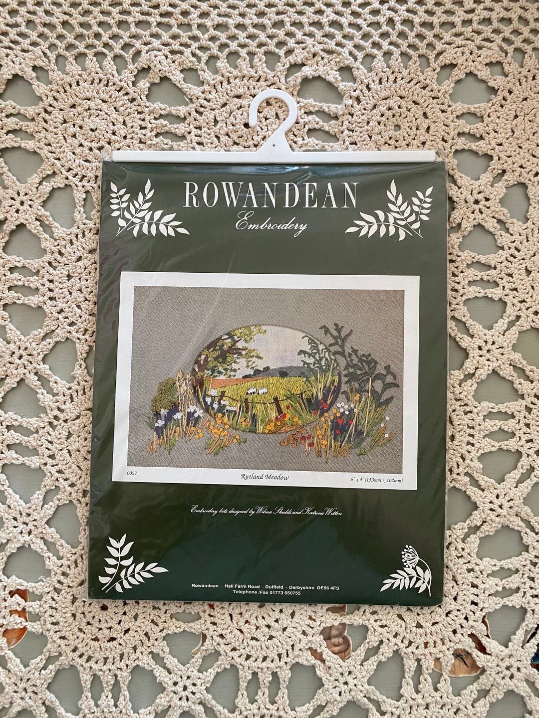 Rowandean Embroidery Rutland Meadow Crossstitch Kit Etsy UK
