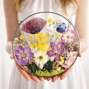 Custom Birth Flower Gift, Family Flower Frame, Personalized Bouquet for Mom 画像 5