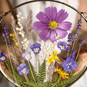 Custom Birth Flower Gift, Family Flower Frame, Personalized Bouquet for Mom 画像 9