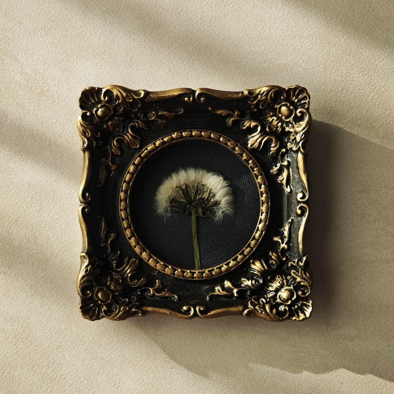 Framed Real Dandelion, Botanical Wall Decor, Preserved Flower Art, Nature Lover Gift image 8