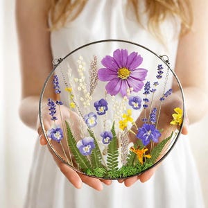 Custom Birth Flower Gift, Family Flower Frame, Personalized Bouquet for Mom 画像 6